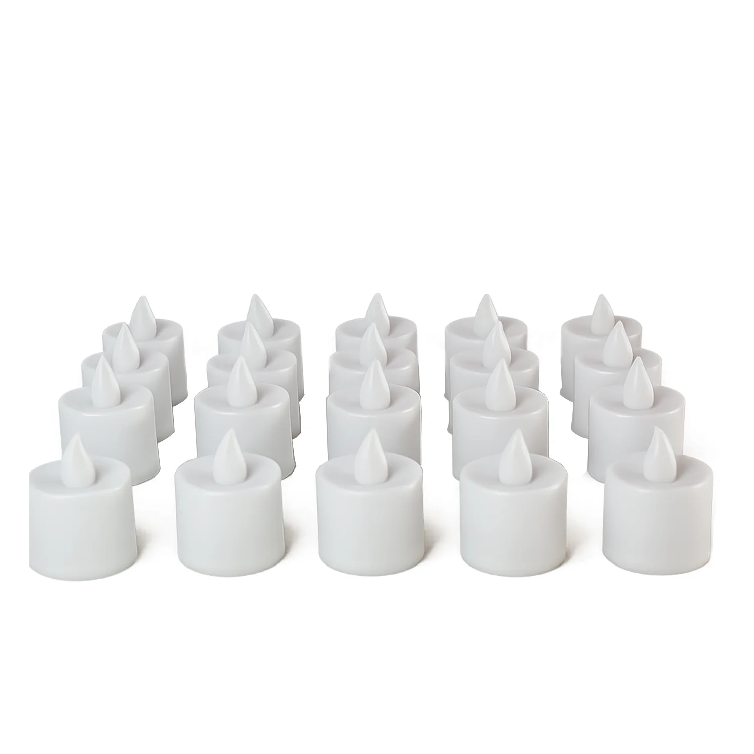 Blue LED Tea Light Candles – 24 Pc Flameless Decorative Lights - Image 5