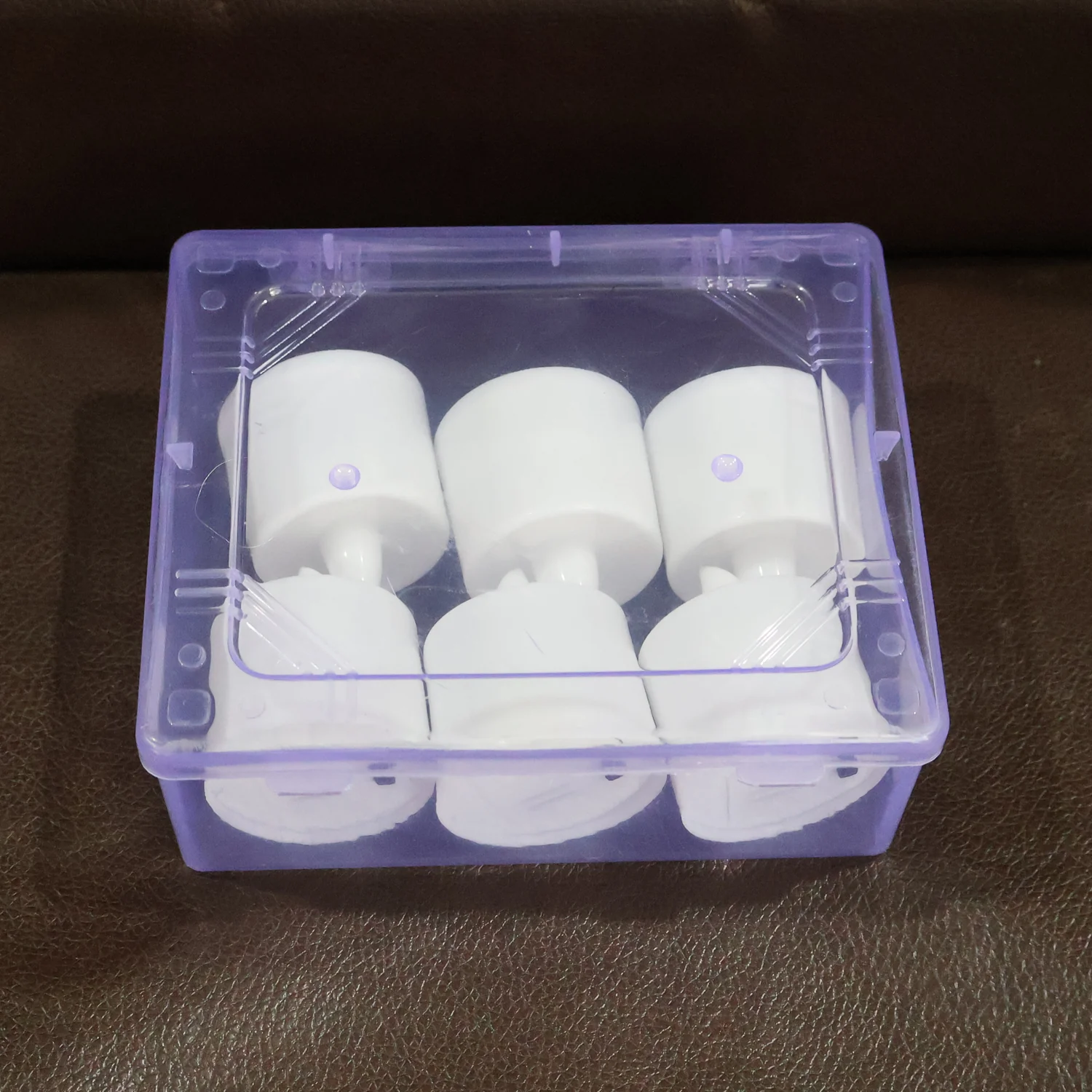 Blue LED Tea Light Candles – Safe Flameless Set of 6 - Image 8