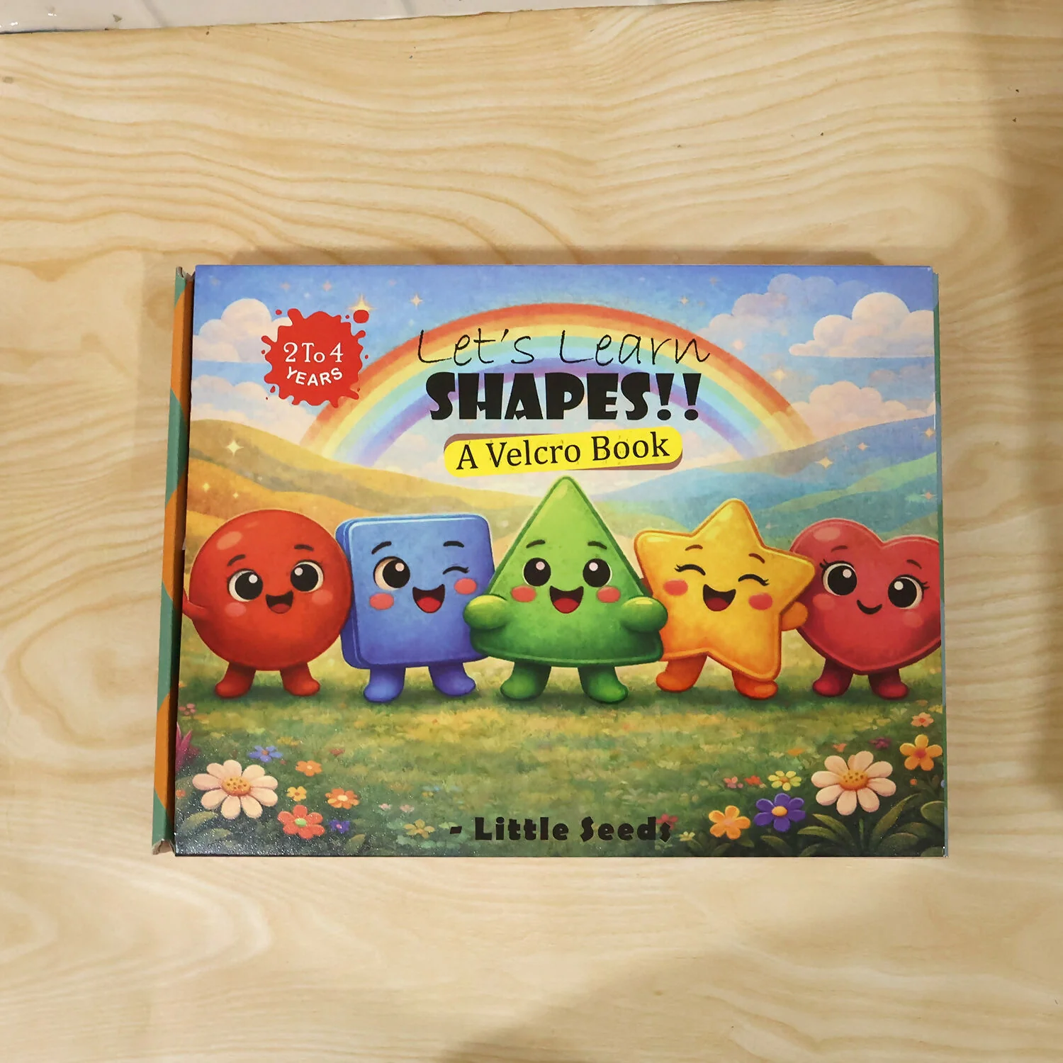 Shape Learning Book for Kids – Fun Velcro Activity for Toddlers - Image 8