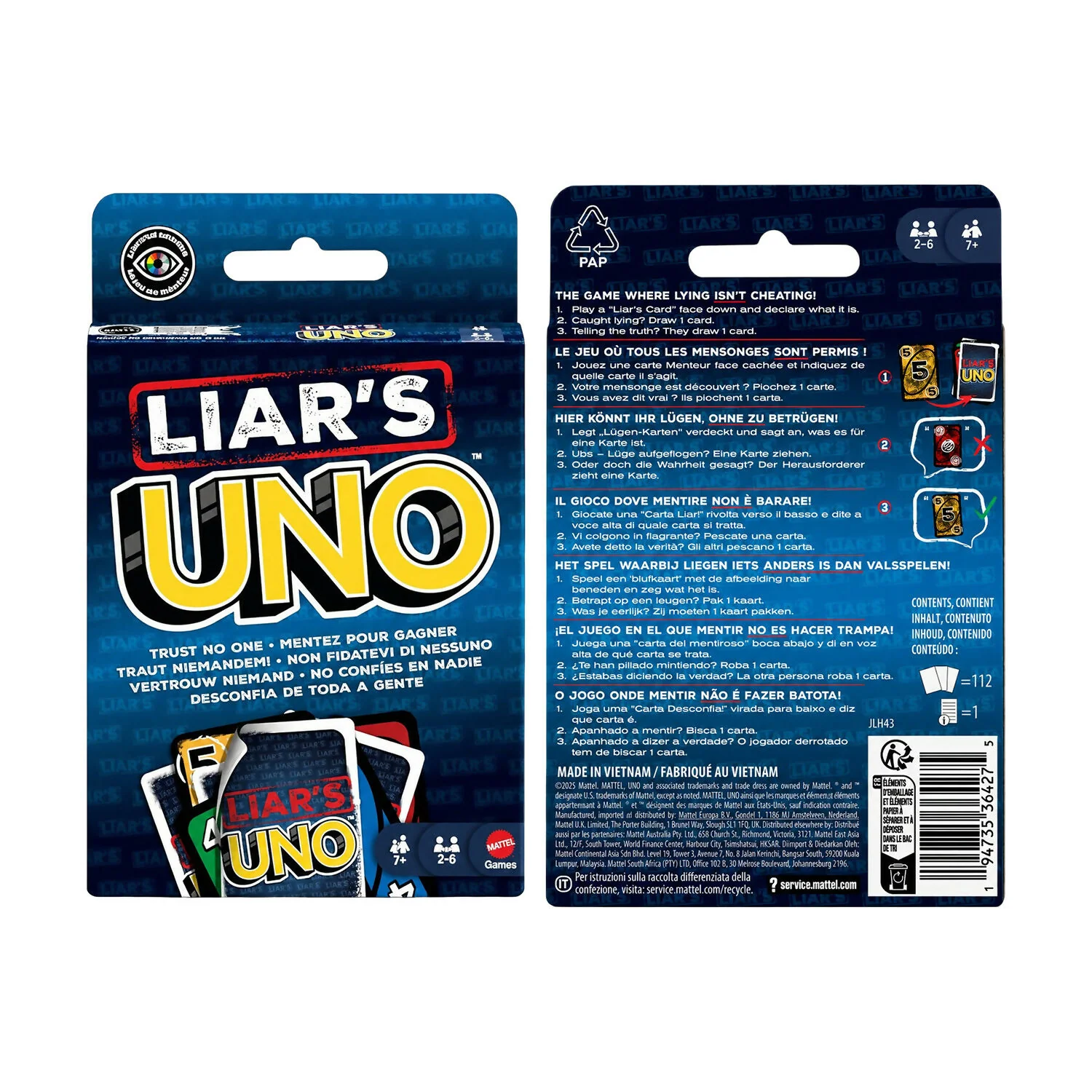 Liar’s UNO Card Game – Fun Bluffing Family Party Game for All Ages - Image 6