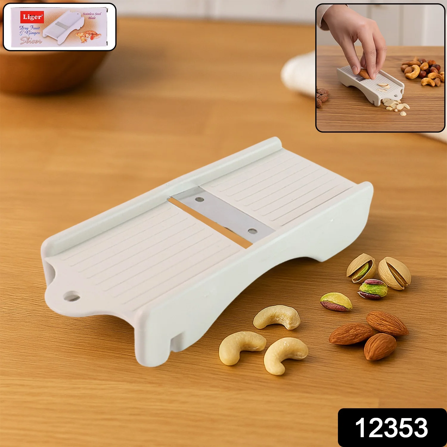 Dry Fruit Slicer – Sharp Stainless Steel Blade for Precise Cutting - Image 2