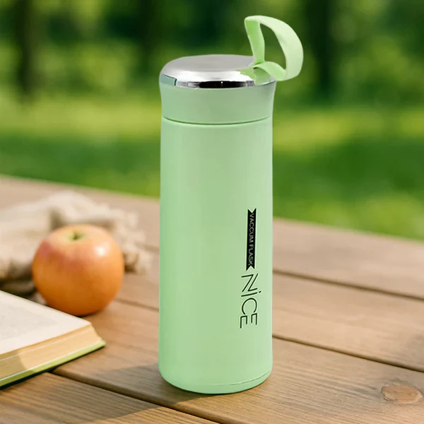 Glass Water Bottle 400ml – Leakproof, Thermal & BPA-Free - Image 4