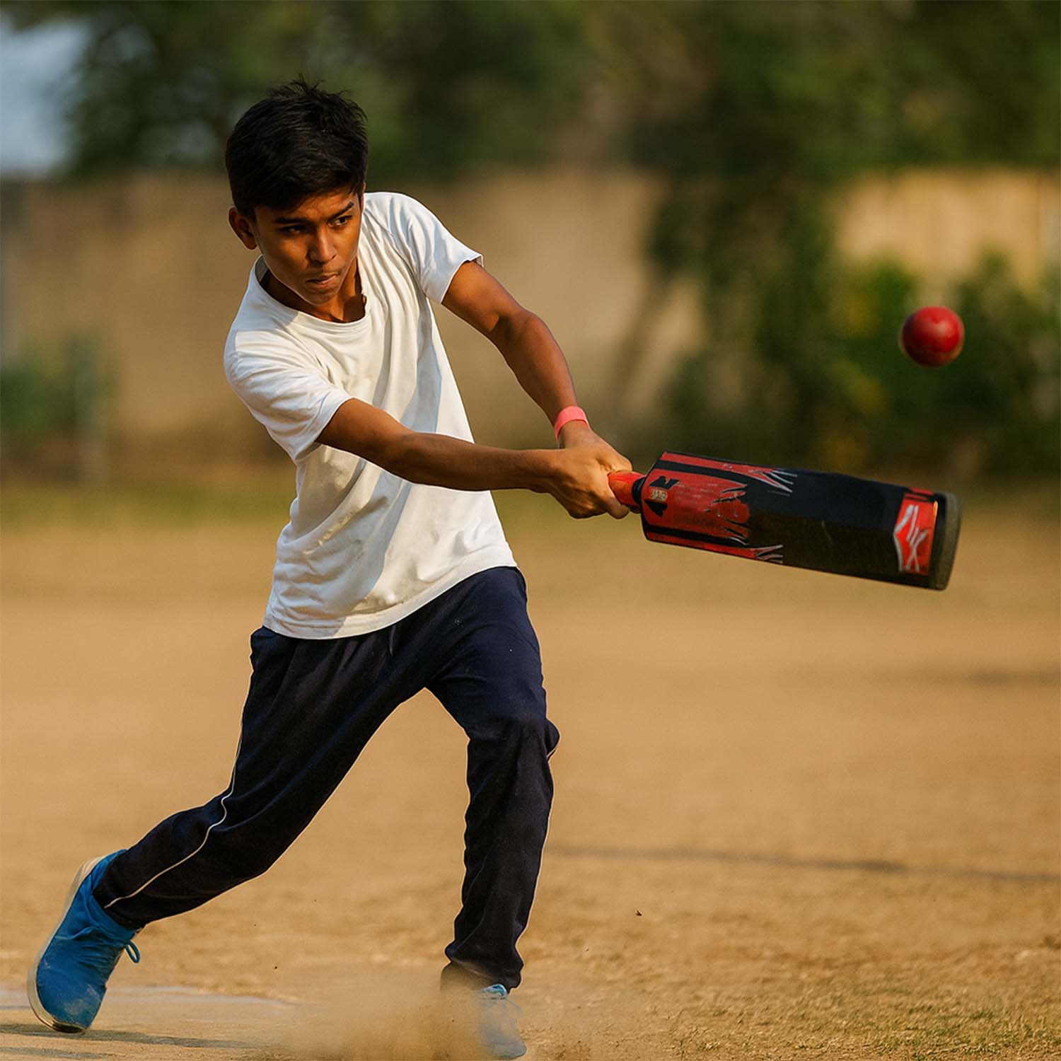 Plastic Cricket Bat – Lightweight Durable Outdoor Bat with Grip - Image 7