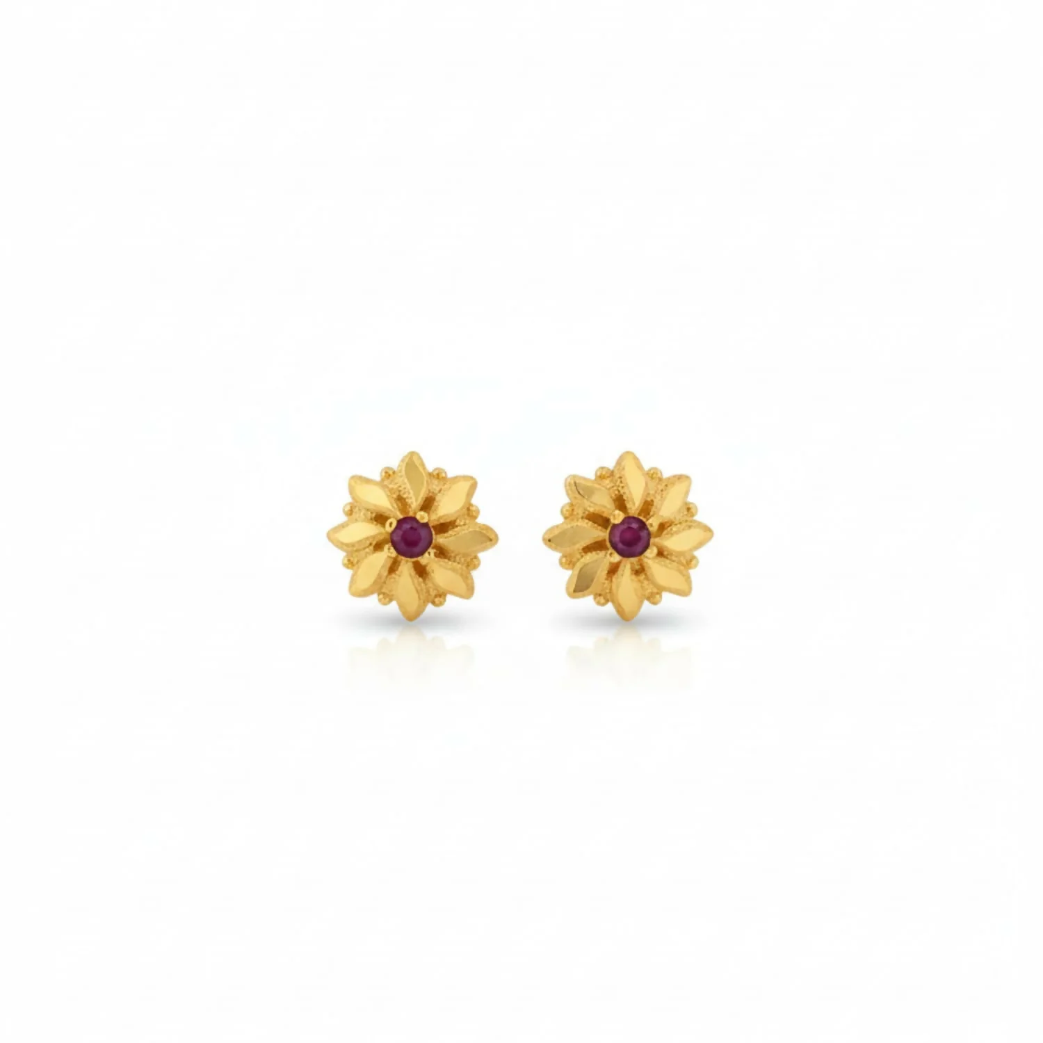 Golden Jhumki Earrings – Lightweight Traditional Indian Jewellery - Image 4