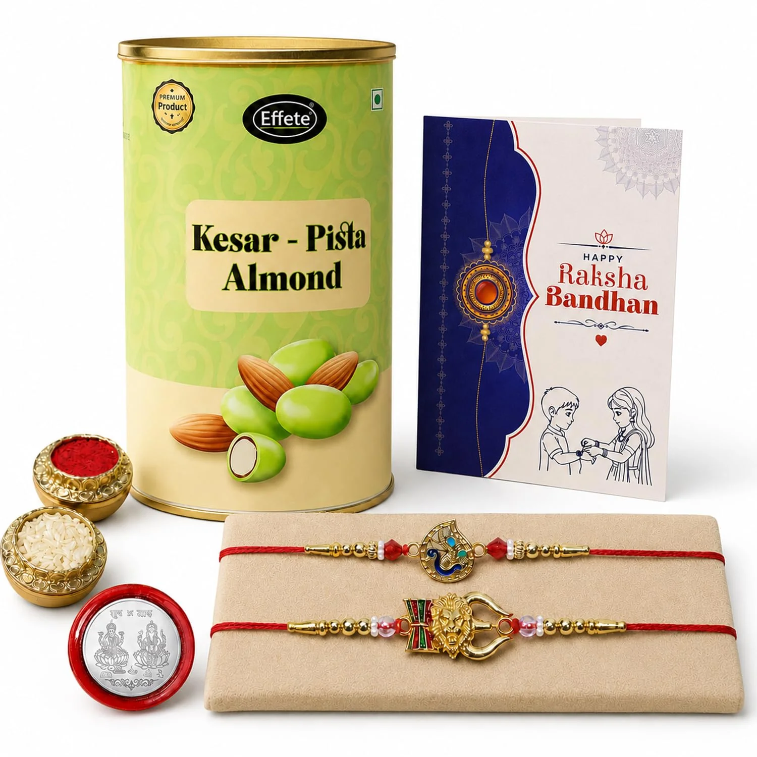 Lion, Peacock Multicolor Rakhi – Chocolate Gift Combo for Brother | Raksha Bandhan - Image 3