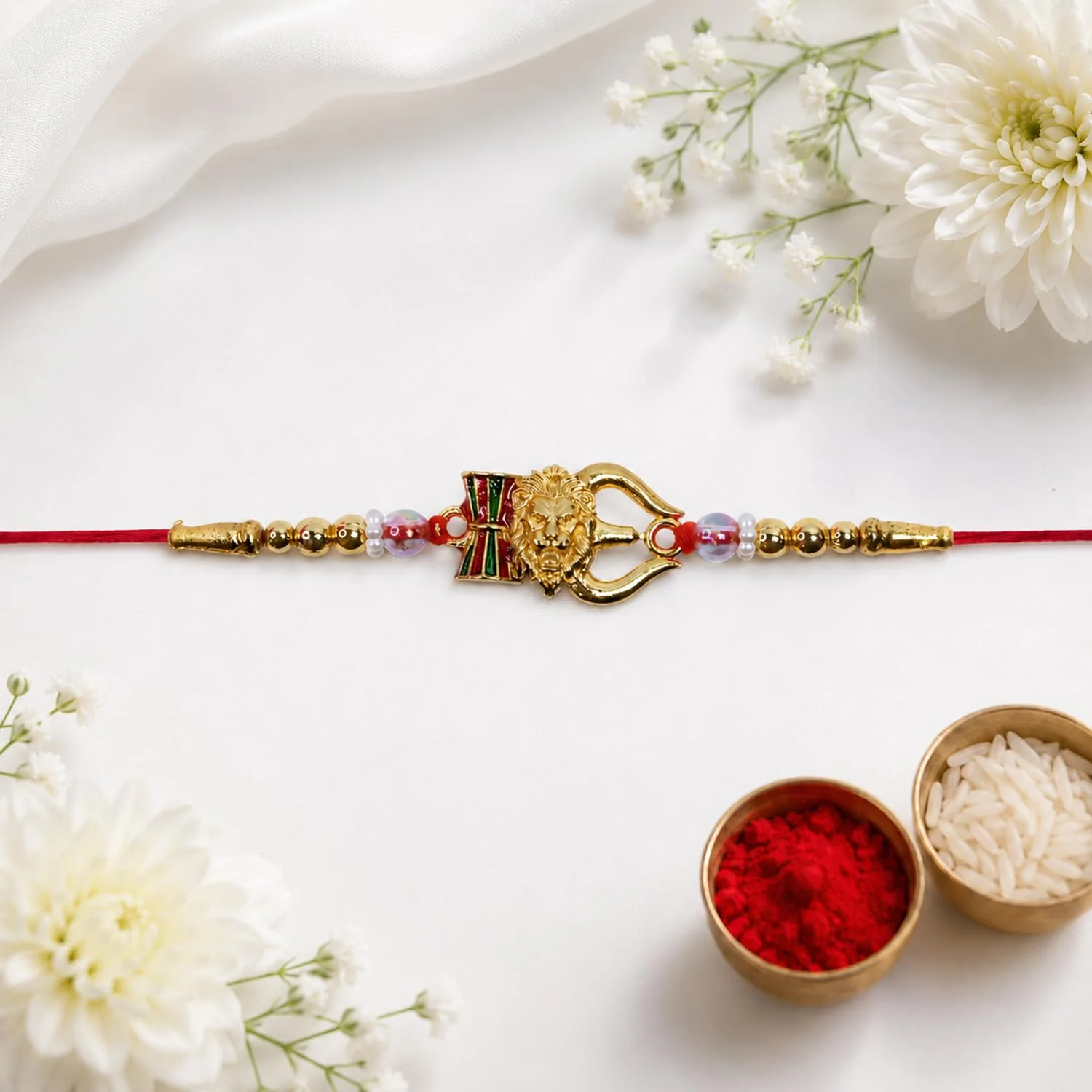 Lion, Peacock Multicolor Rakhi – Chocolate Gift Combo for Brother | Raksha Bandhan - Image 7