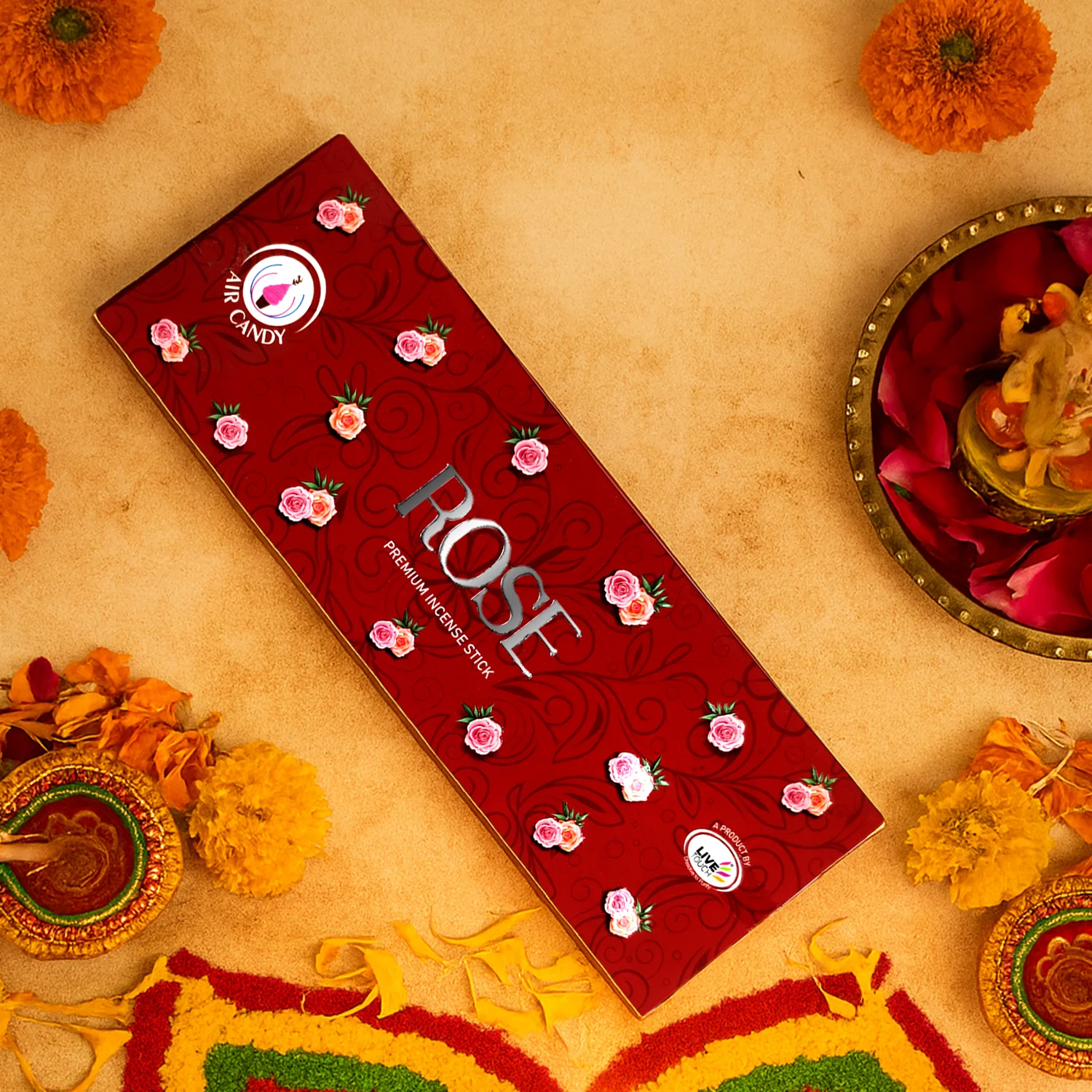 Rose Agarbatti – Premium Masala Incense for Puja & Home - Image 6