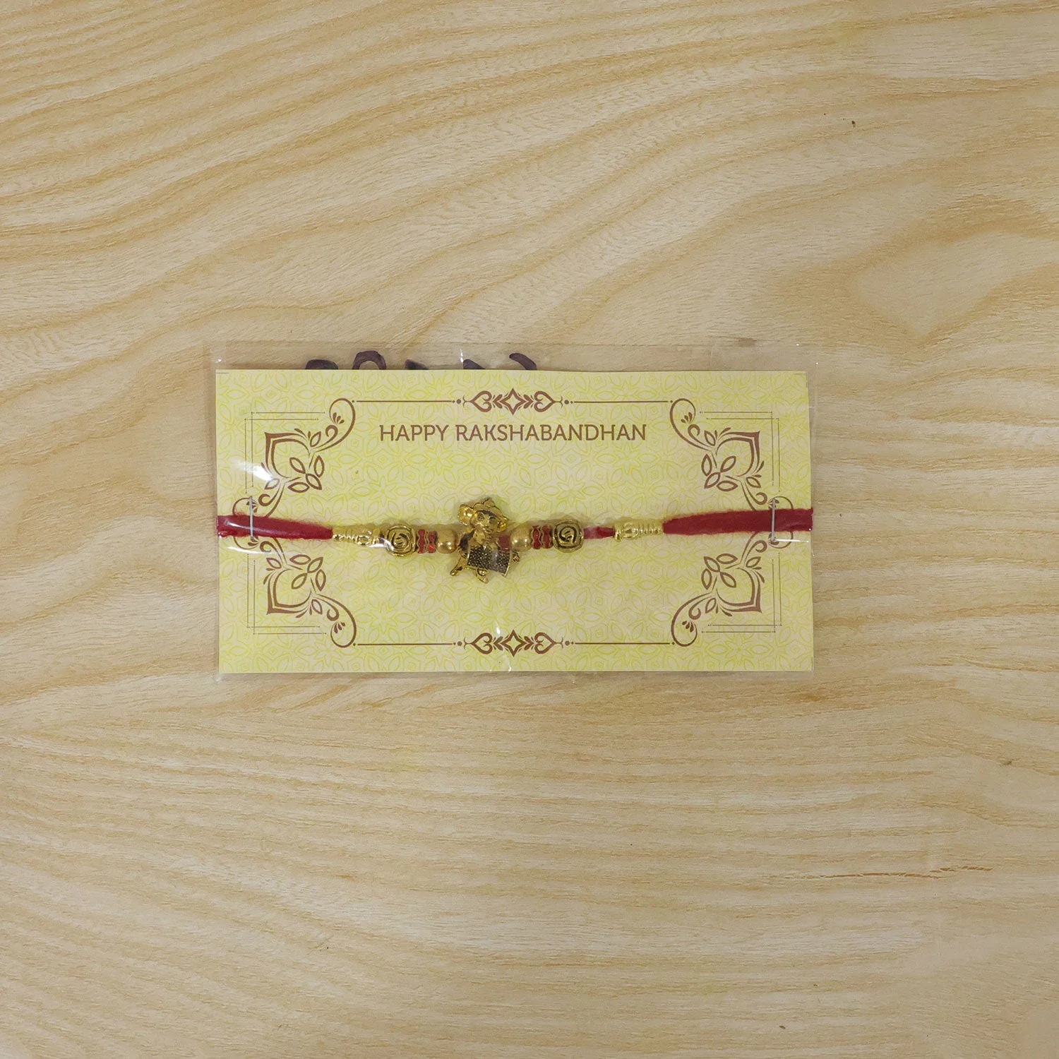 Lord Ganesha Beaded Premium Designer Rakhi for Brother - Image 6