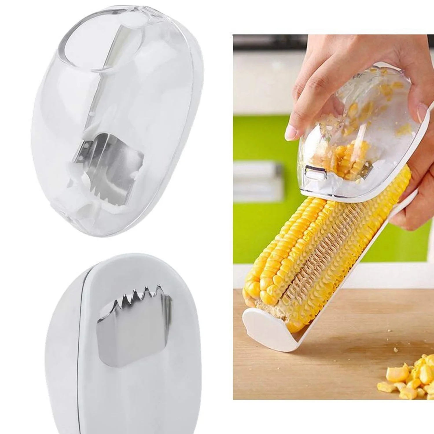 Corn Kernel Stripper – Steel Blade Easy Peeling Tool | ChefAura - Image 5