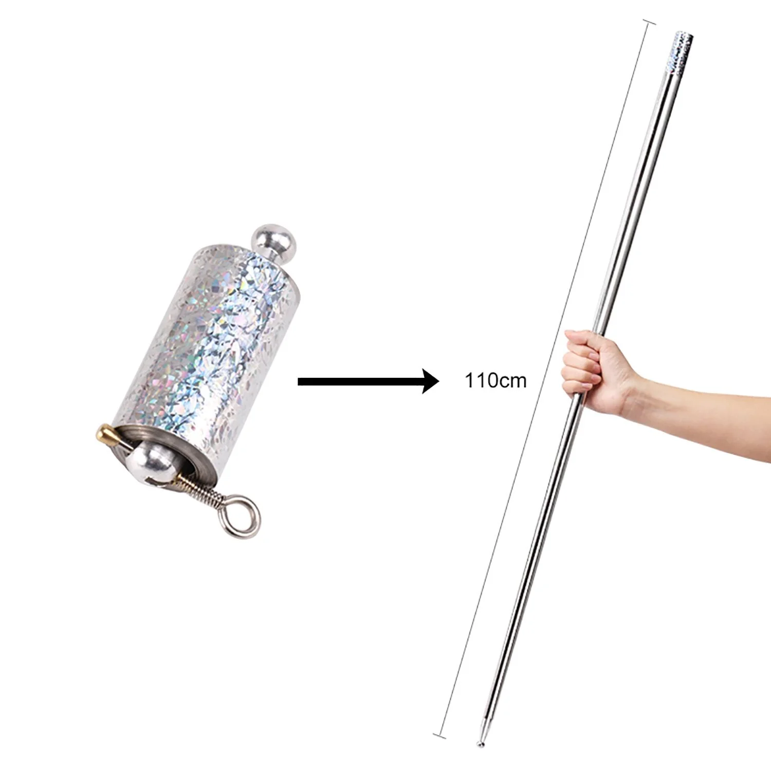 Appearing Cane – High Elasticity Steel Magic Prop | DeoDap - Image 8