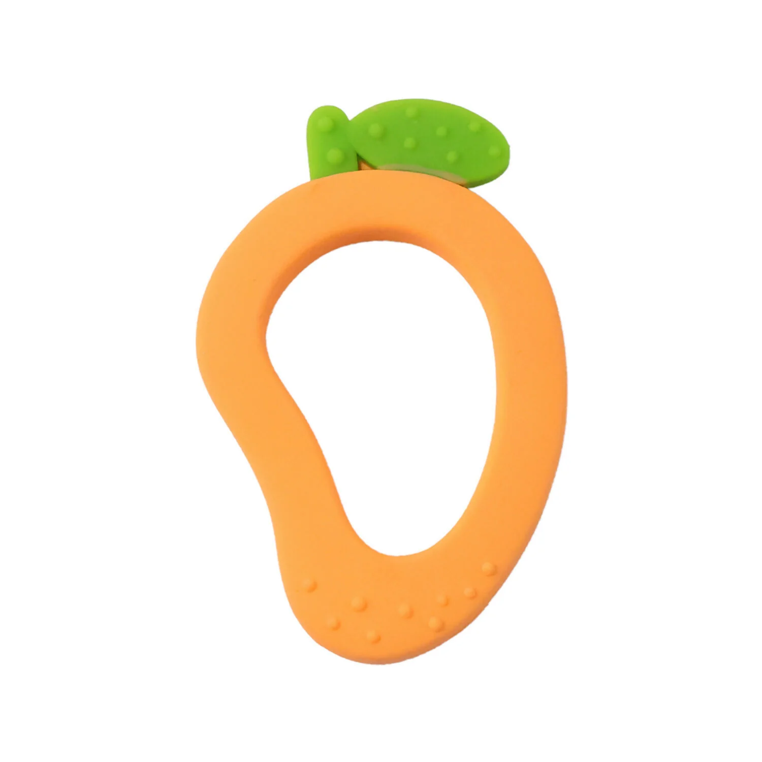 Silicone Baby Teether – Mango Shape for Soothing Relief - Image 7