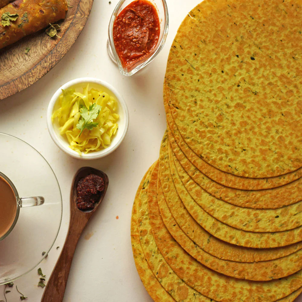 Methi Khakhra – Healthy Fenugreek Wheat Crisps 195g | Maniarr's - Image 2