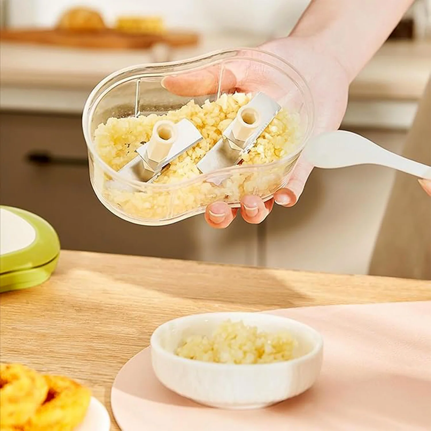 Garlic & Vegetable Chopper – Manual Hand Push for Quick Prep - Image 7