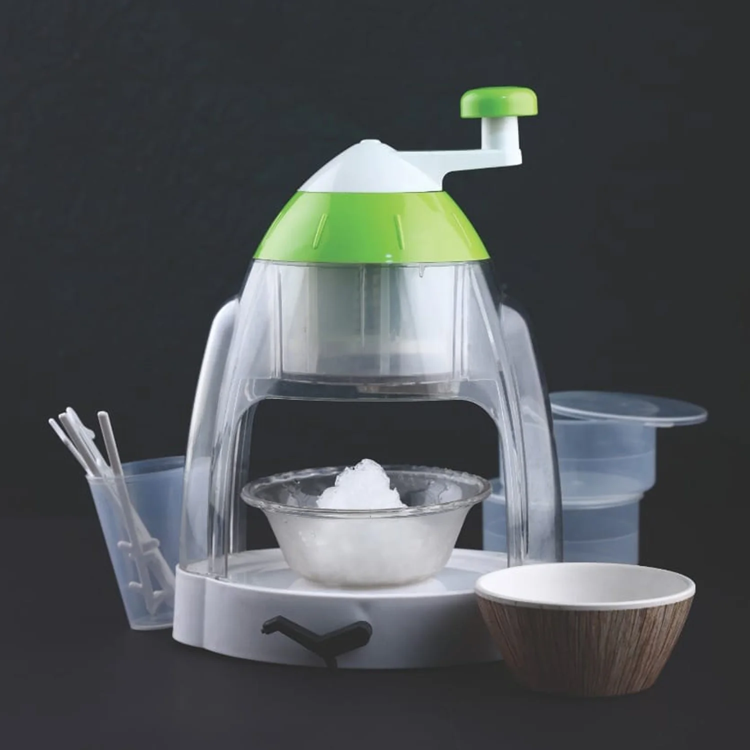 Manual Ice Crusher – Portable Snow Cone Maker with Hand Crank - Image 4