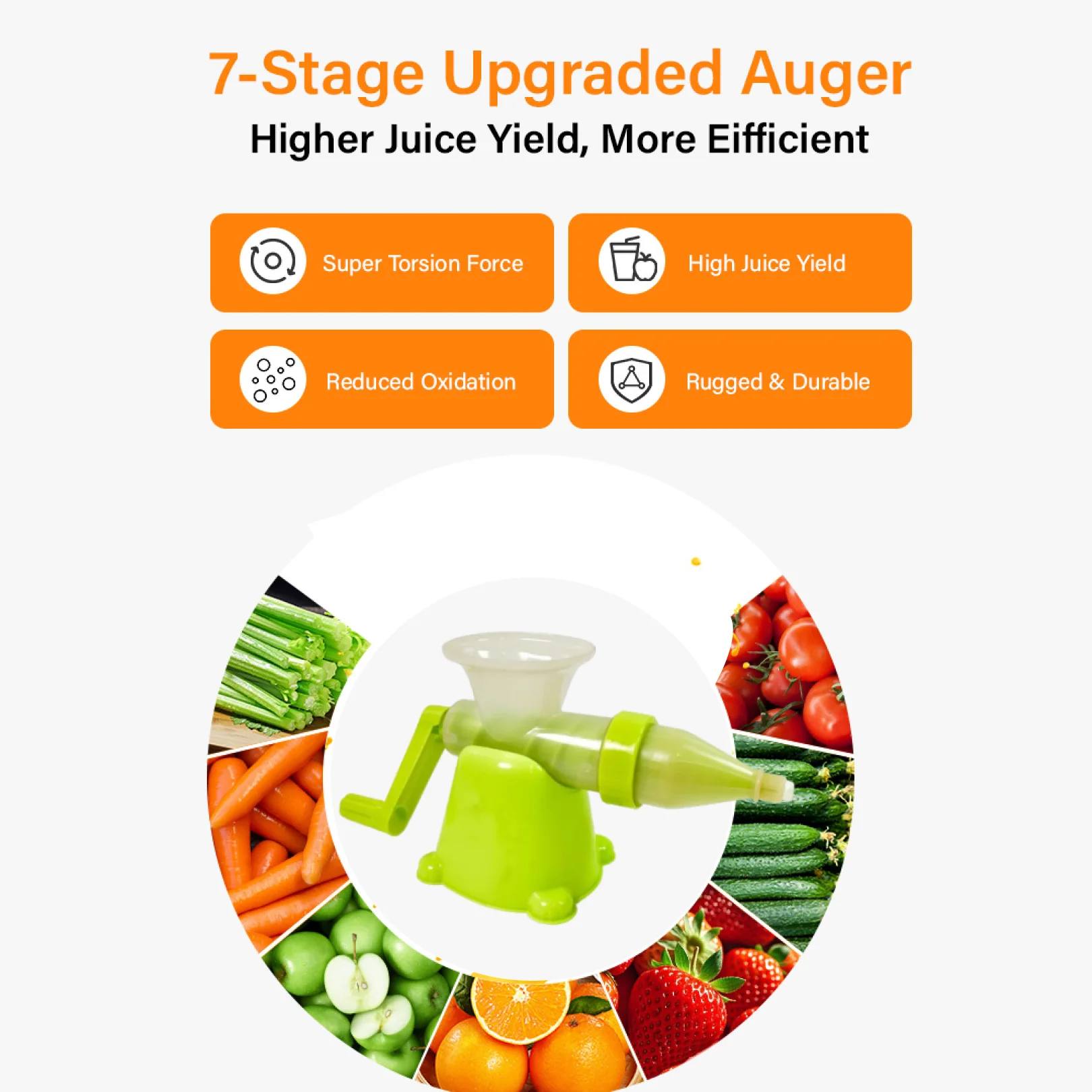Manual Plastic Juicer – Easy, Compact & Durable for Fresh Juices - Image 5