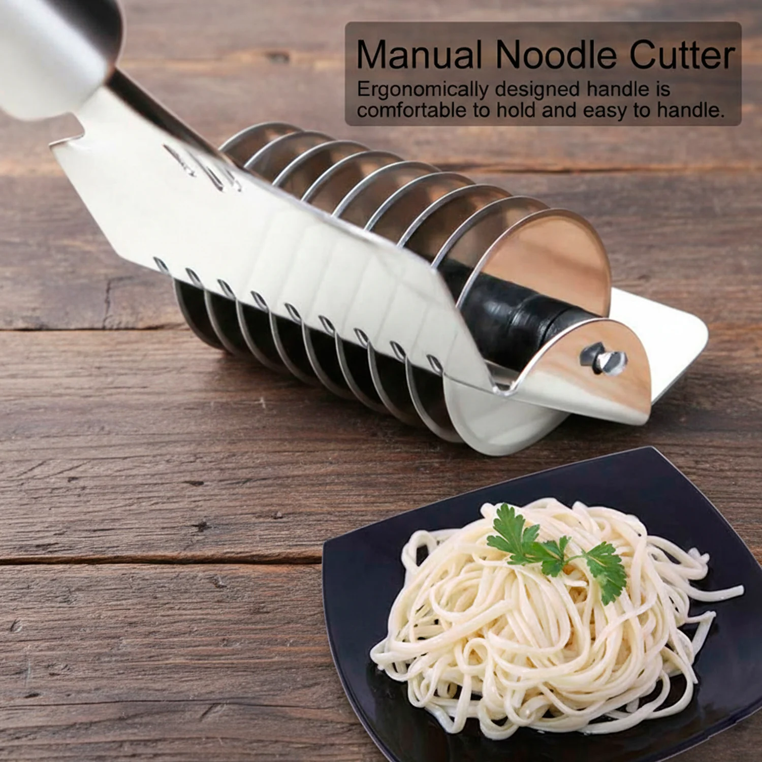 Manual Multi-Blade Dough Cutter – Perfect Pasta Strips Easily - Image 5