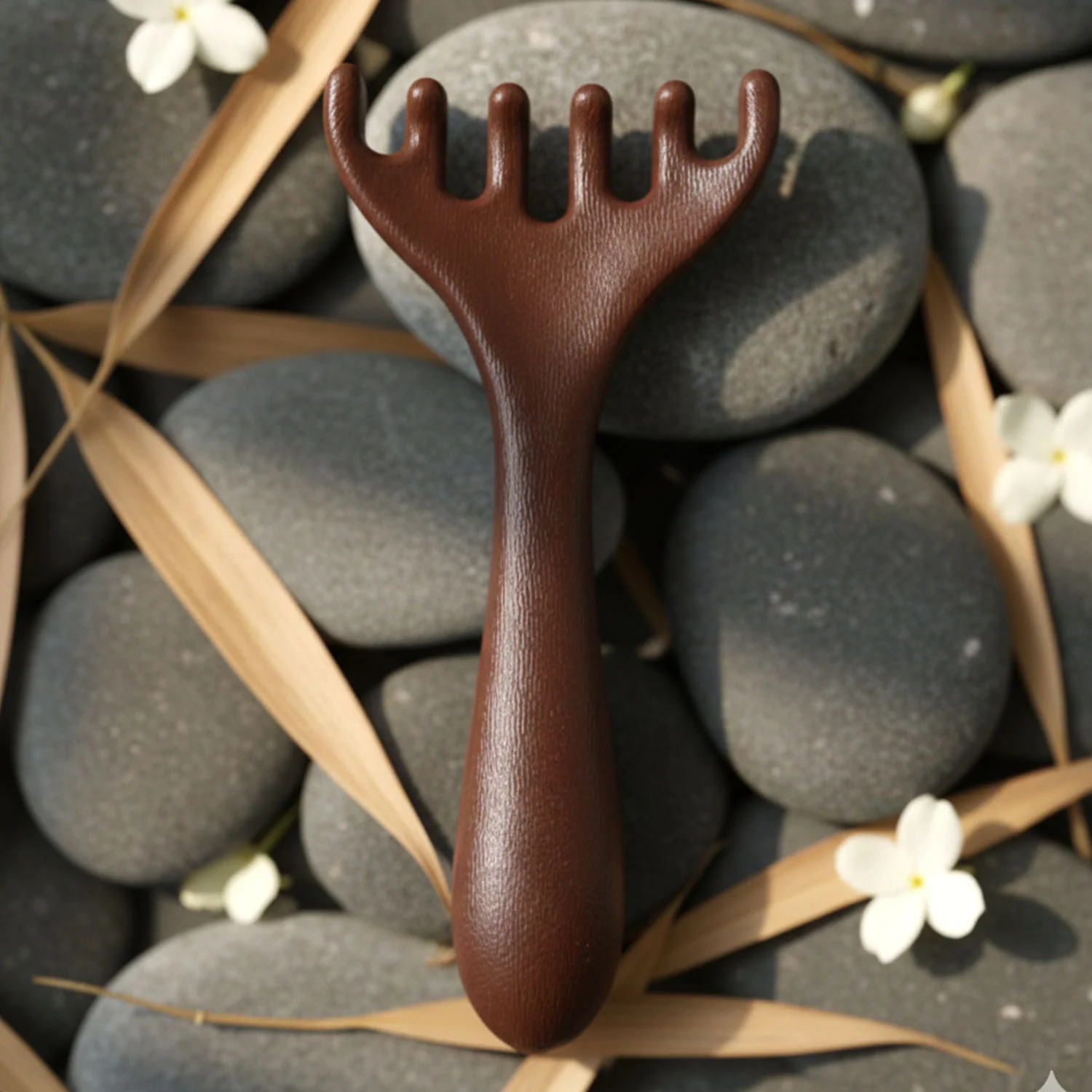 Wooden Head & Neck Scalp Massager – Handheld Stress Relief Tool - Image 6
