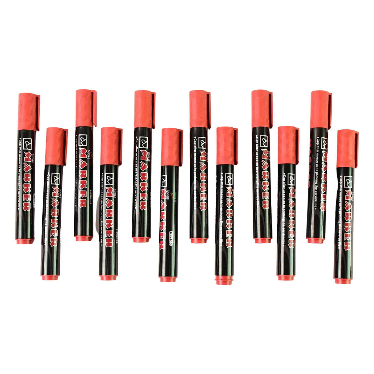Red Ink Marker – Bold Tip Quick-Dry Permanent Marker - Image 5