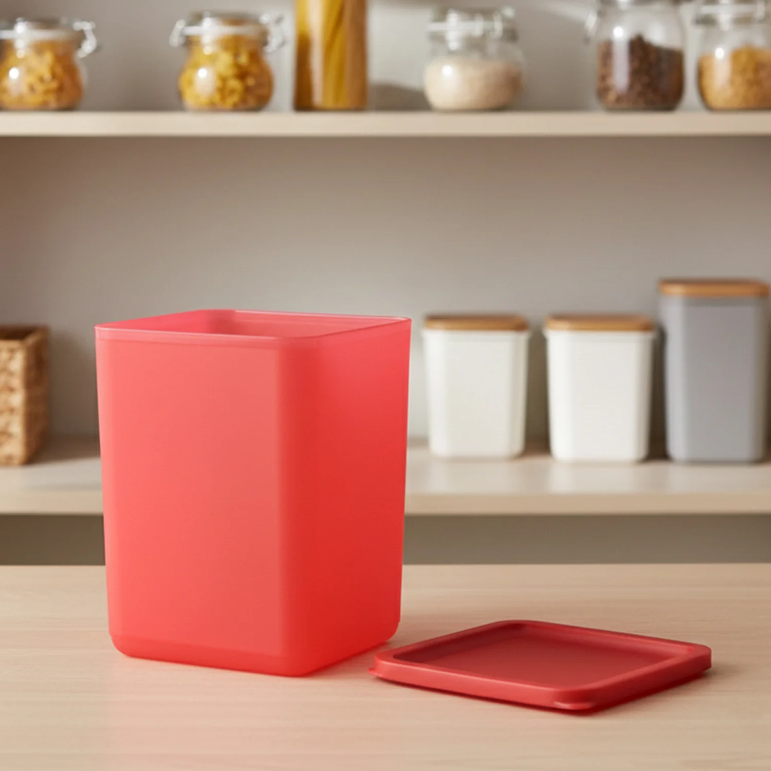Matt Finish Storage Container – Stylish 2000ml Kitchen Organizer - Image 7