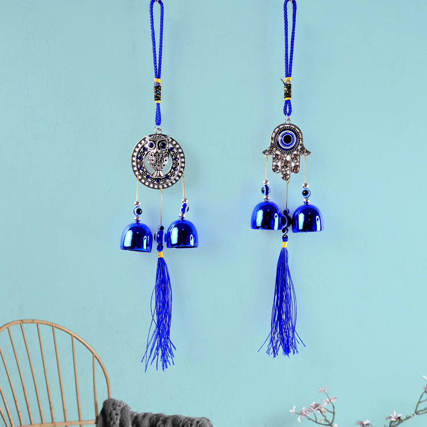 Evil Eye Wind Chime – Metal Home & Garden Protection - Image 5