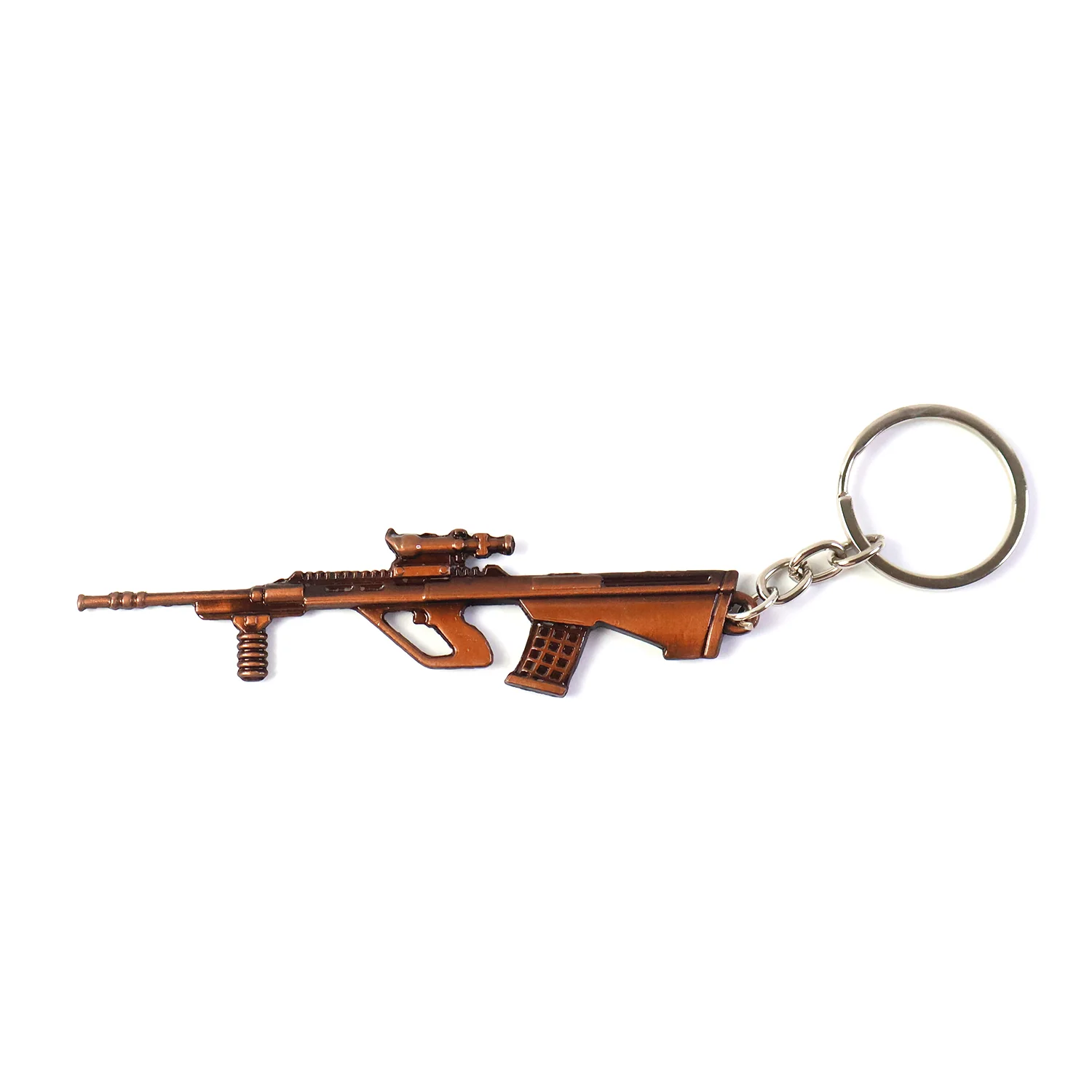 Gun Shape Keychain – Durable Metal Alloy with Antique Finish - Image 5