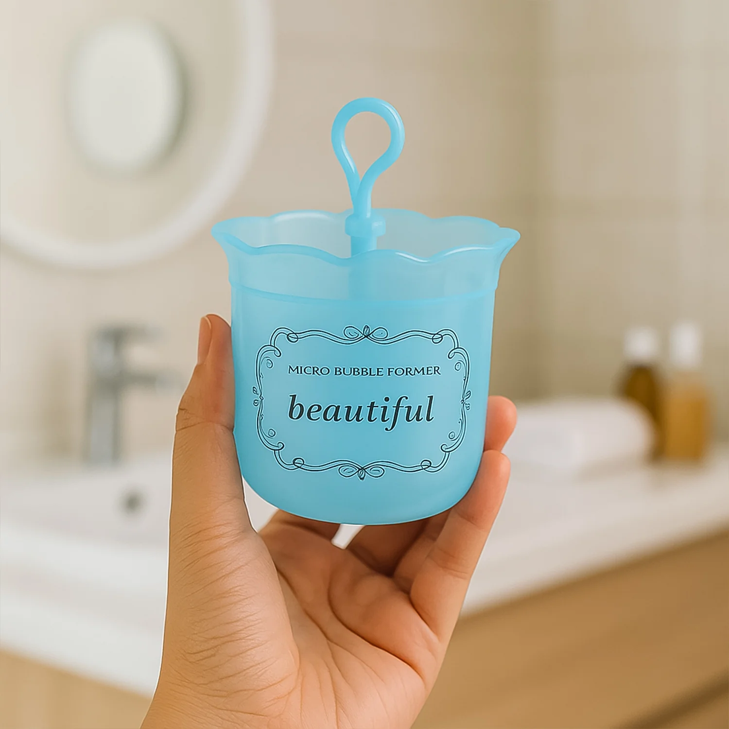 Micro Bubble Foaming Cleanser Cup – Gentle & Deep Facial Cleansing - Image 4