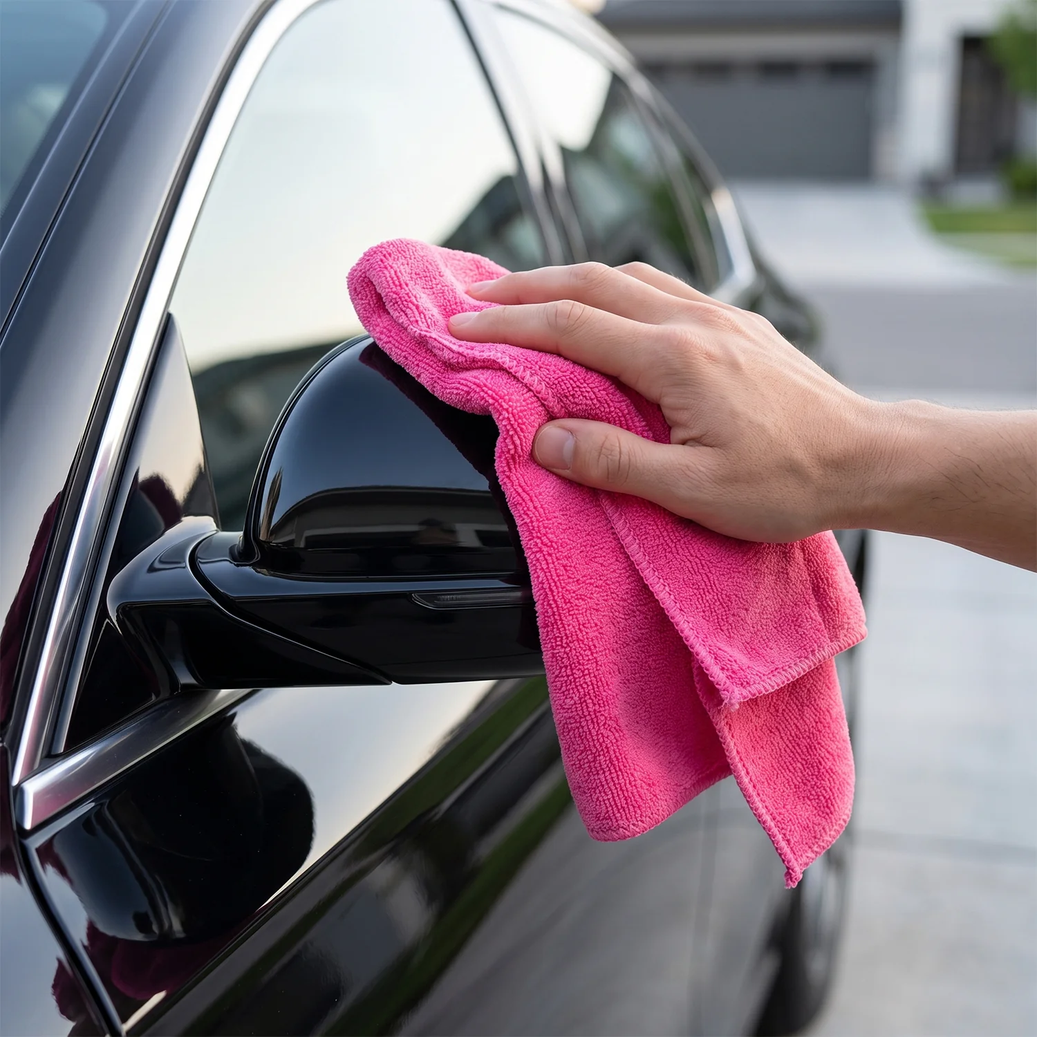 Microfibre Cleaning Cloth Set 30x30 cm for Home Kitchen and Glass (4 Pc Set) - Image 7