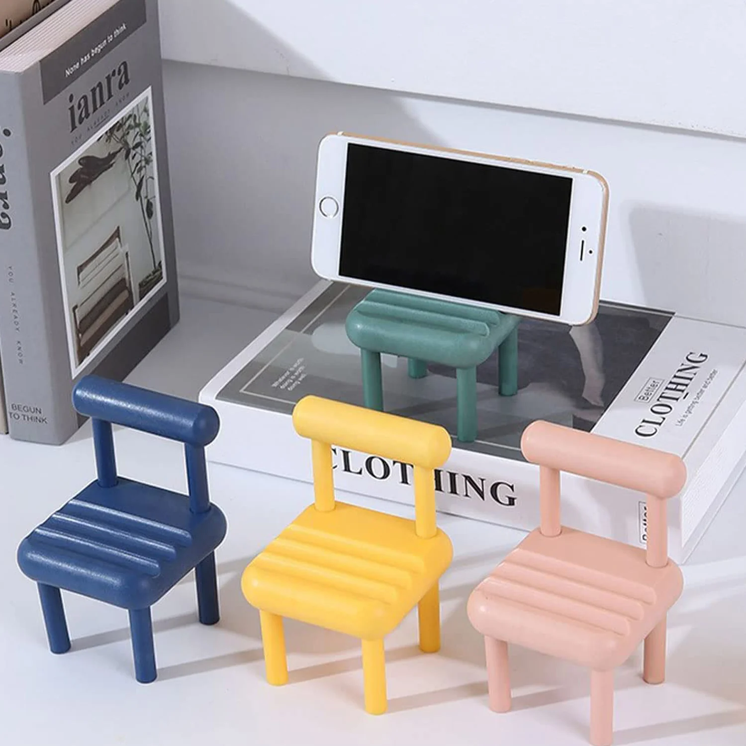 Mini Chair Phone Stand – Cute Wooden Desk Holder | Gambit - Image 7