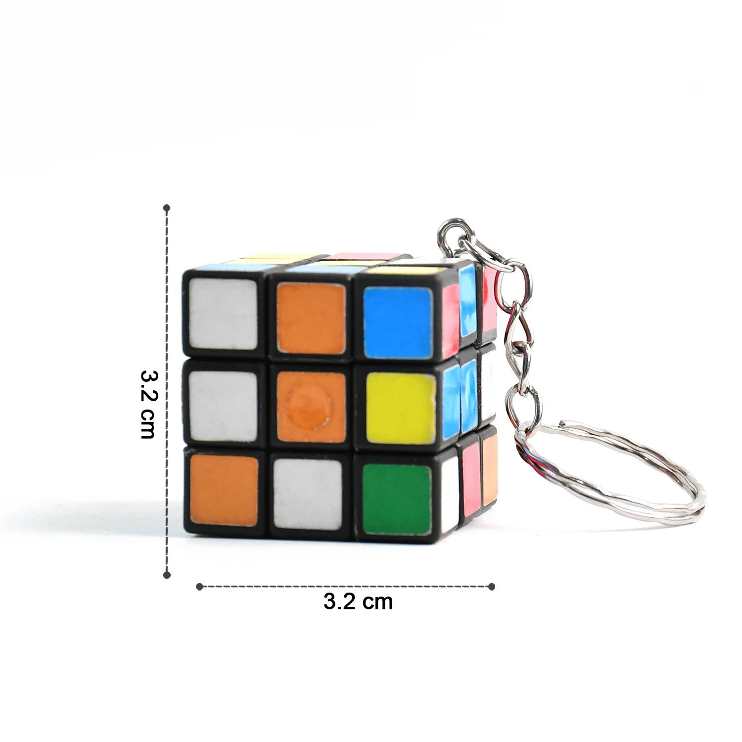 Mini Magic Cube Puzzle – Brain Game Keychain | Boardoria - Image 5