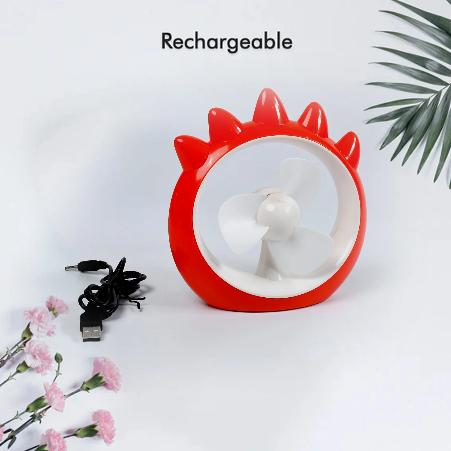 Mini USB Rechargeable Desktop Fan – Compact & Quiet Cooling - Image 3