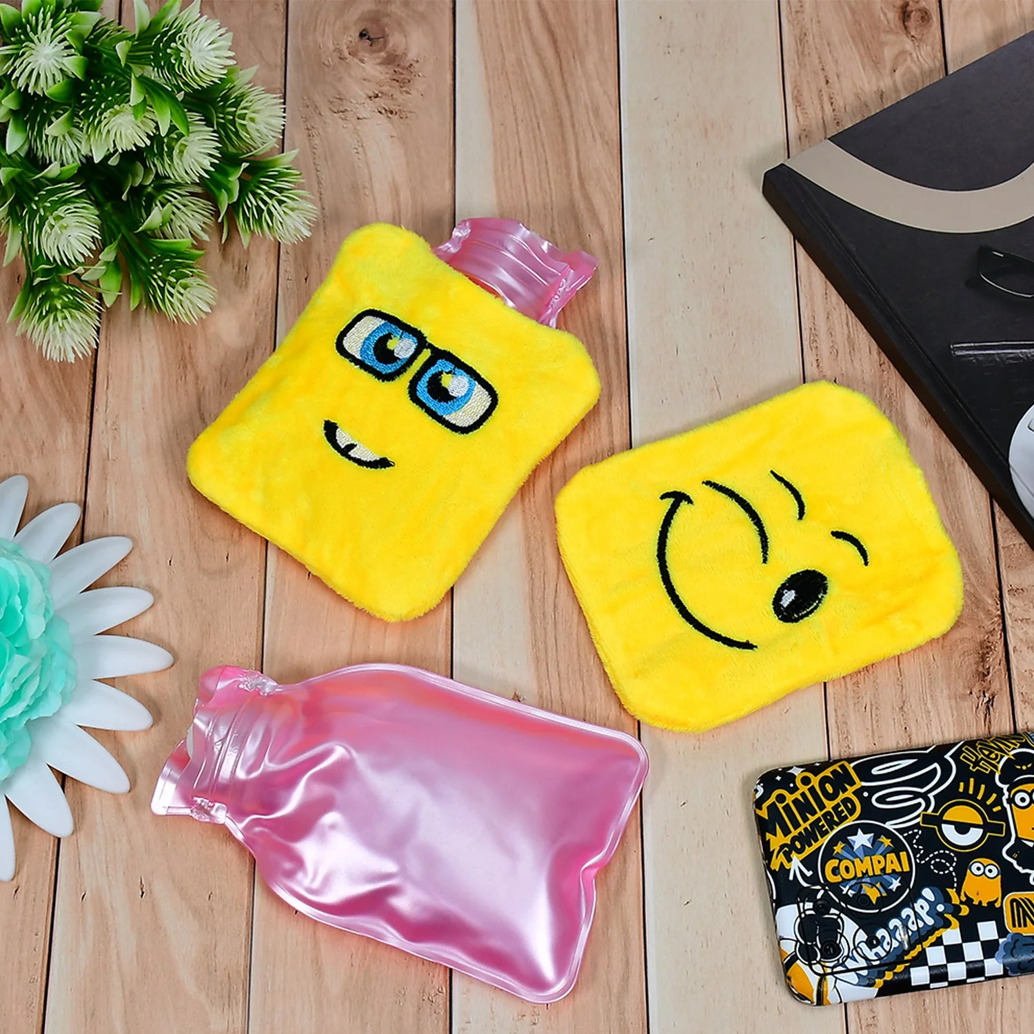 Mini Hot Water Bag – Emoji Relief for Pain & Cramps | Velvet Wellness - Image 2