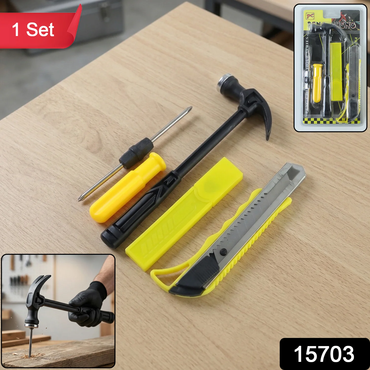 Mini Hardware Tool Kit – Compact & Essential Home Repair Set - Image 2