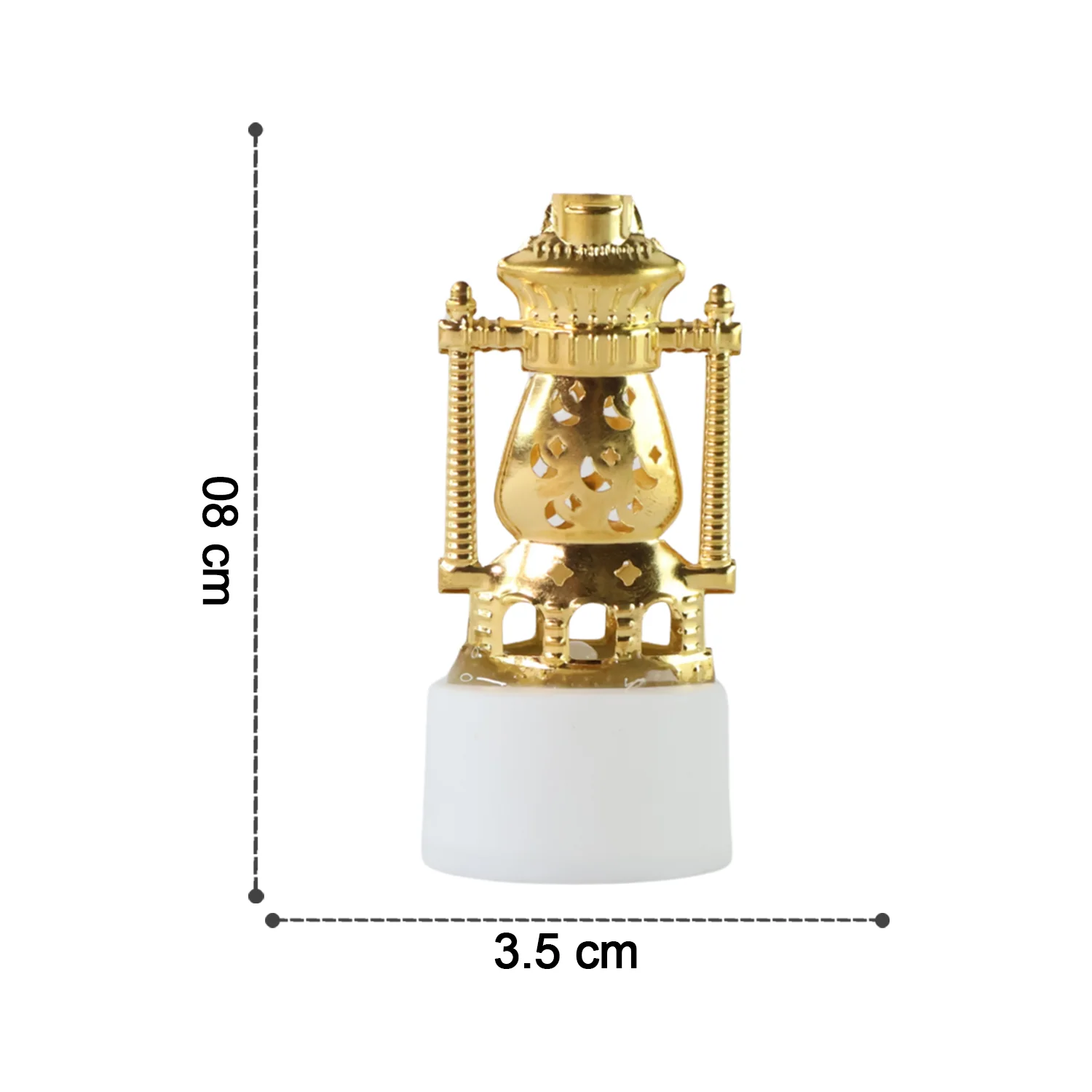 Flameless LED Tealights – Vintage Lantern Style (Set of 4) - Image 4