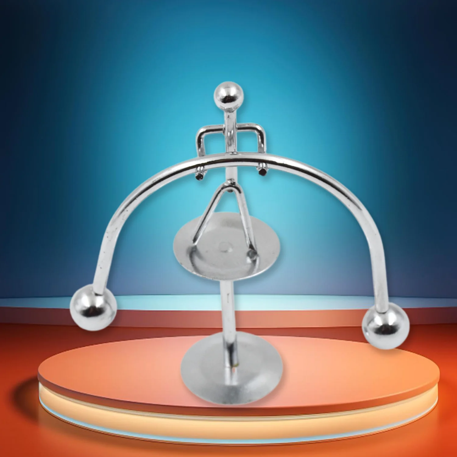Mini Steel Balance Toy – Perpetual Motion Desk Decor | BlissDolly - Image 3