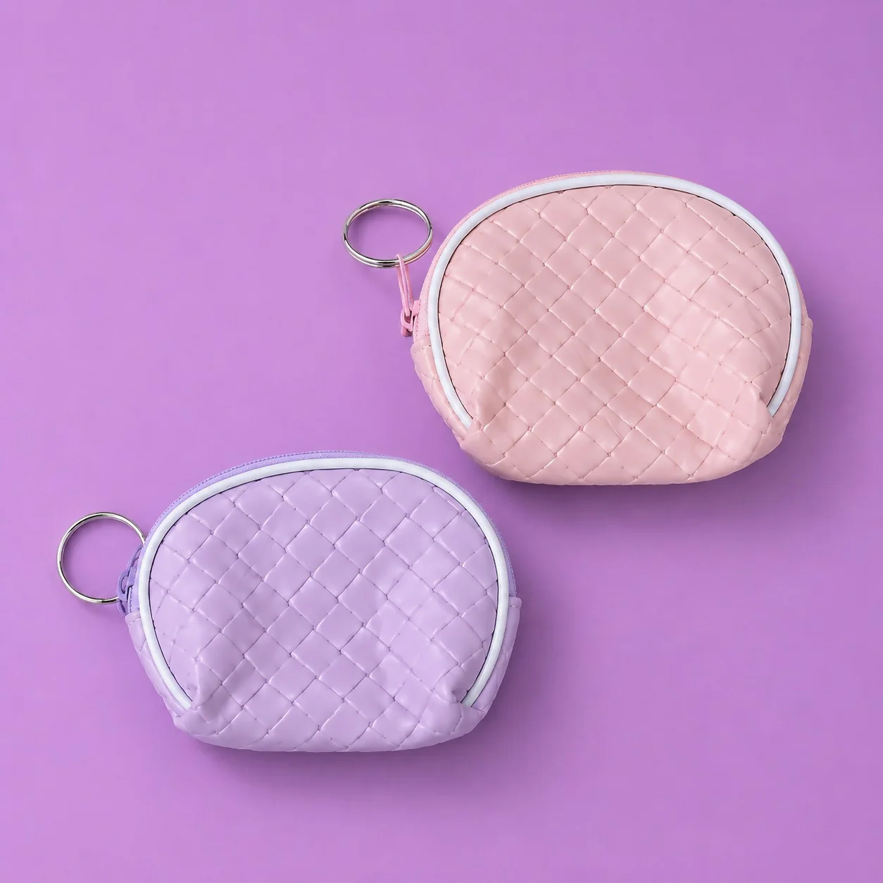 Mini Woven Coin Pouch – Compact & Stylish Organizer for Essentials - Image 4