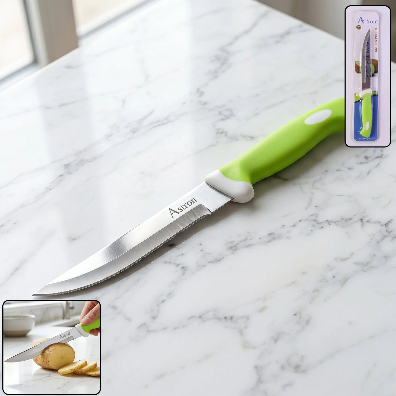 Kitchen Utility Knife – Sharp Stainless Steel Blade & Ergonomic Handle - Image 2