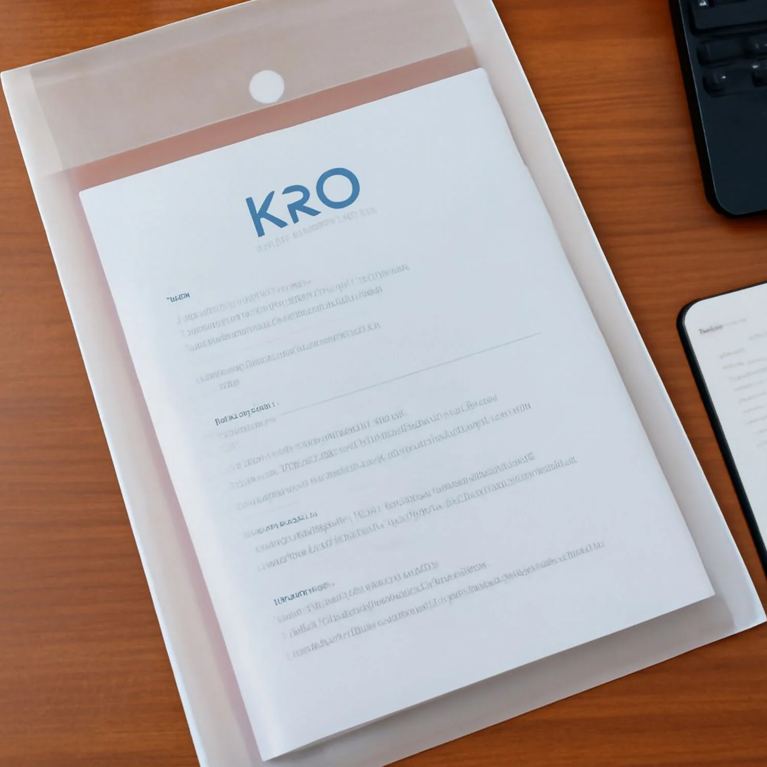 Transparent Document Folder – A4 Clear File Protector for Office & School - Image 7