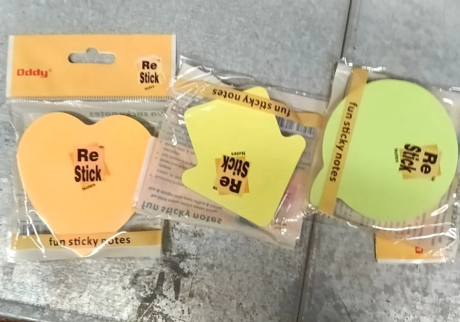 Mix-Shaped Sticky Notes – Reusable & Vibrant Reminders - Image 9