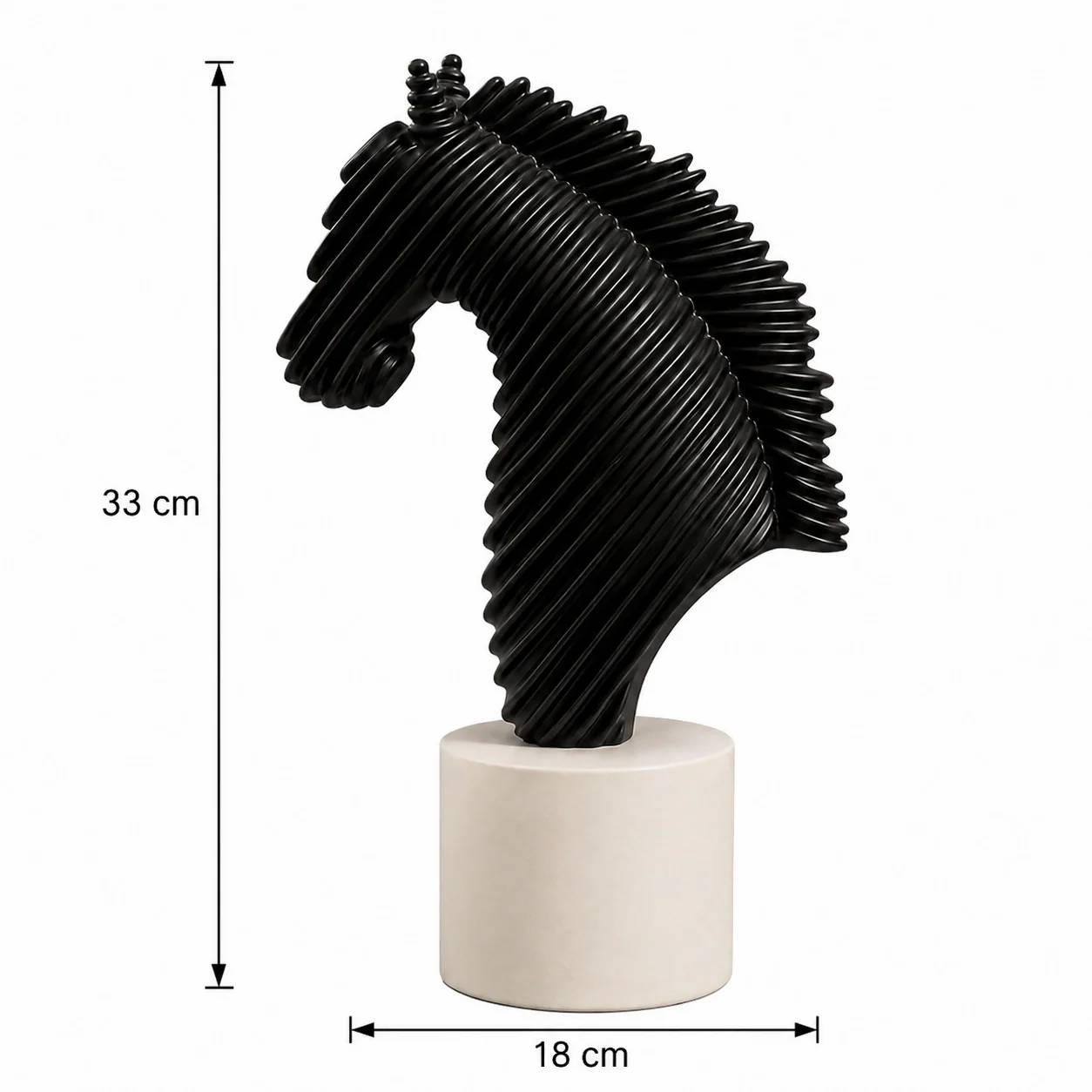 Modern Horse Head Statue – Elegant Home & Office Decor - Image 5
