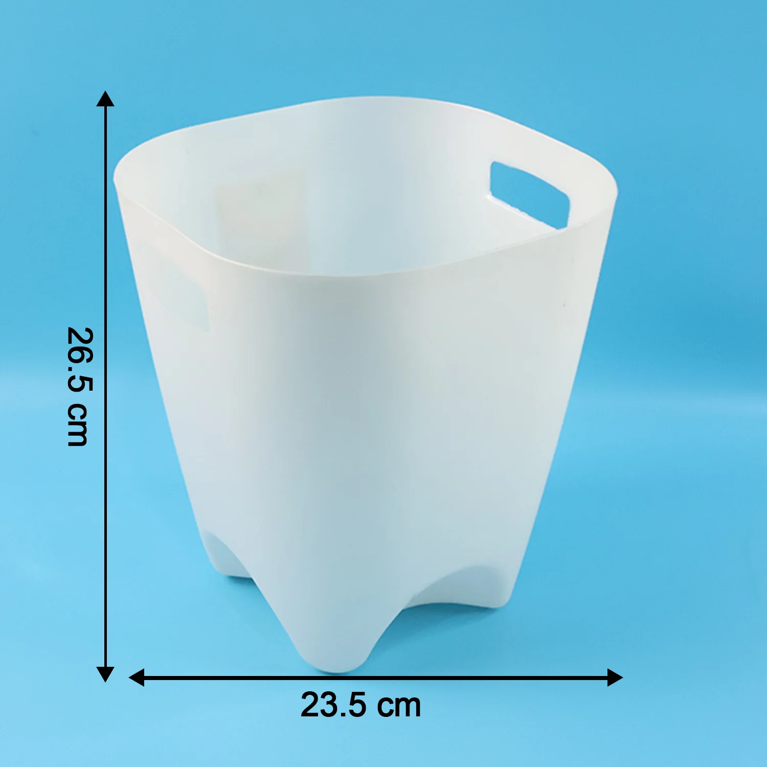 Plastic Dustbin Set – Compact Square for Home & Office (4 Pc) - Image 4