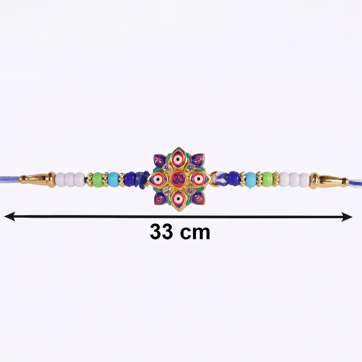 Evil Eye OM Star Rakhi – Symbols of Protection & Tradition - Image 6