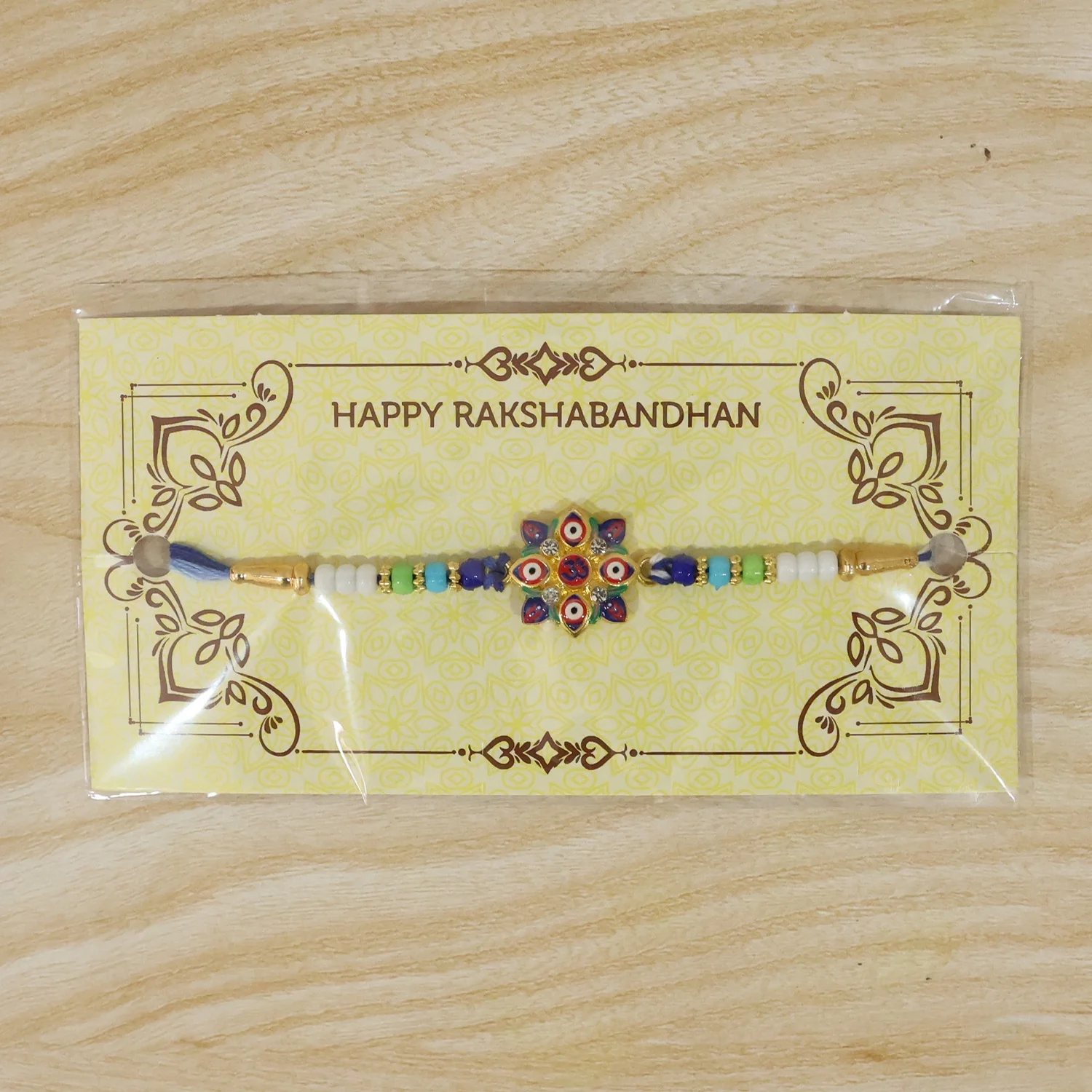 Evil Eye OM Star Rakhi – Symbols of Protection & Tradition - Image 7