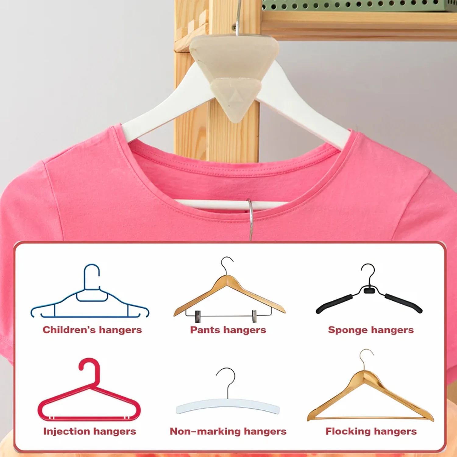 Plastic Triangle Hanger Connector Hook – Space-Saving Wardrobe Organizer - Image 3