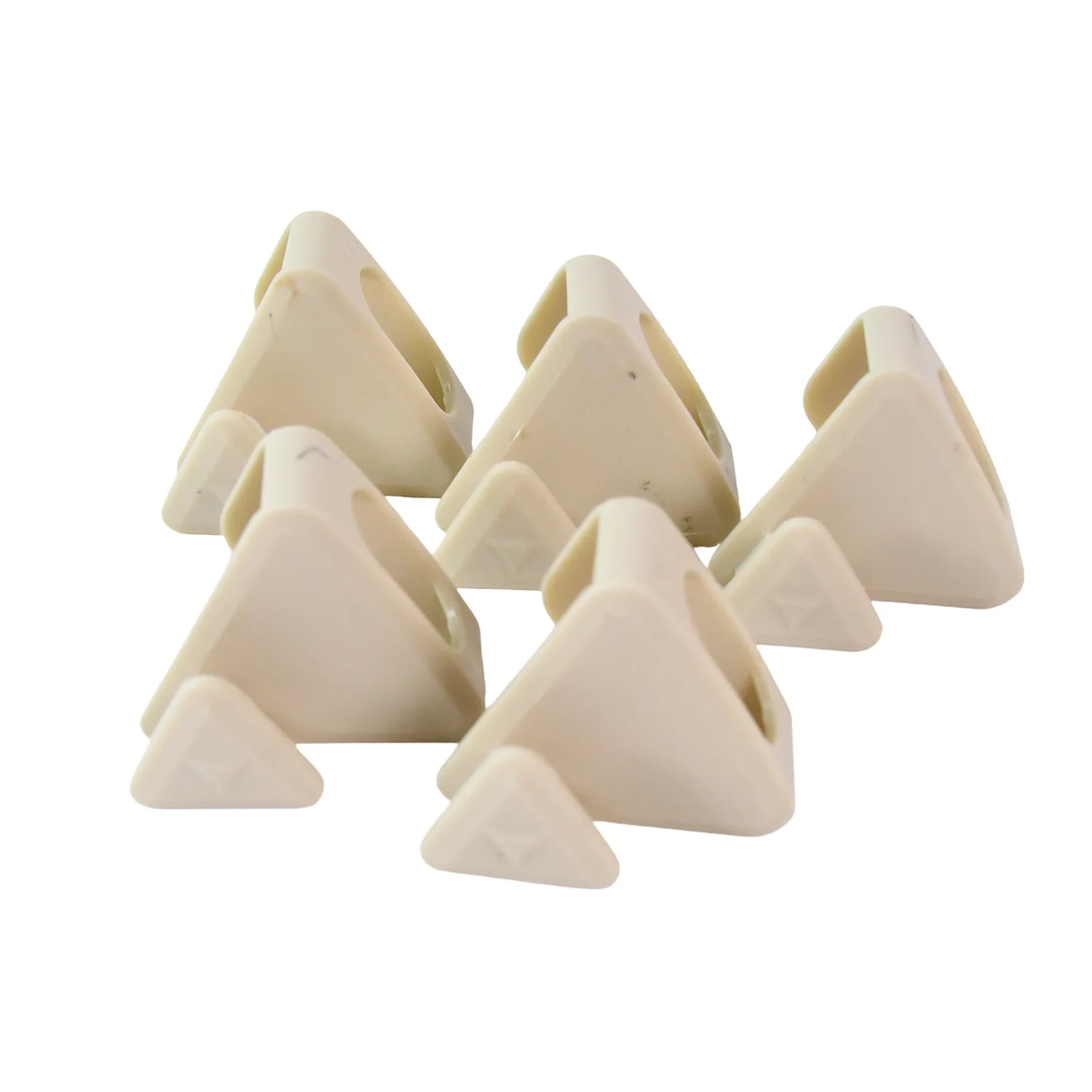 Plastic Triangle Hanger Connector Hooks – Space-Saving Wardrobe Organizer 5 Pcs - Image 5