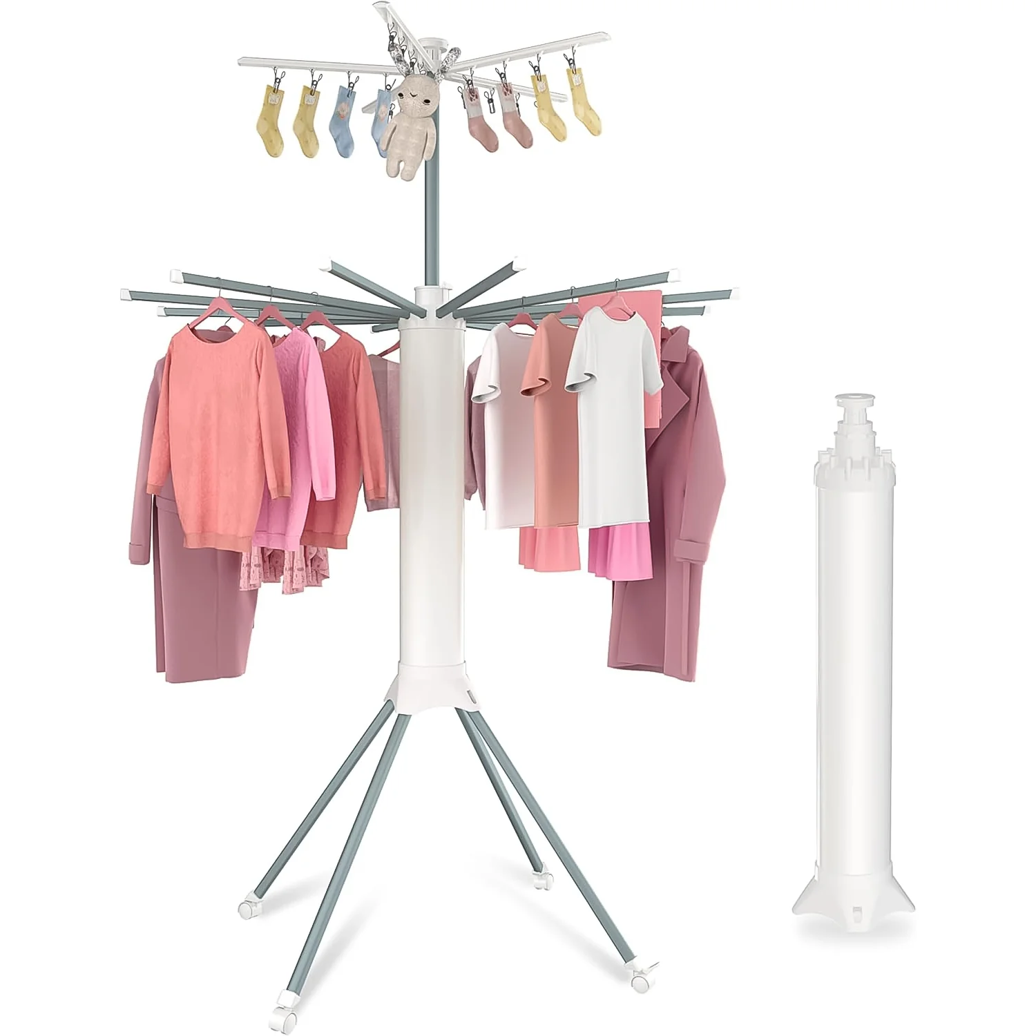 Clothes Drying Rack – Multi-Layer Foldable Design with Wheels, OCTOPUS RACK - Image 5