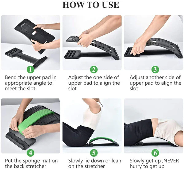 Multi-Level Back Stretcher – Pain Relief & Posture Corrector | FitFuzion - Image 6