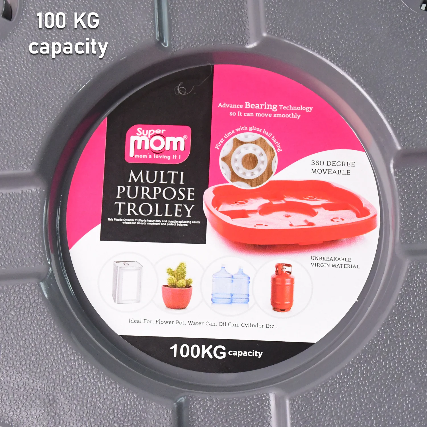 Heavy Duty Gas Cylinder Trolley – Smooth 360° Movement & High Load Capacity - Image 7