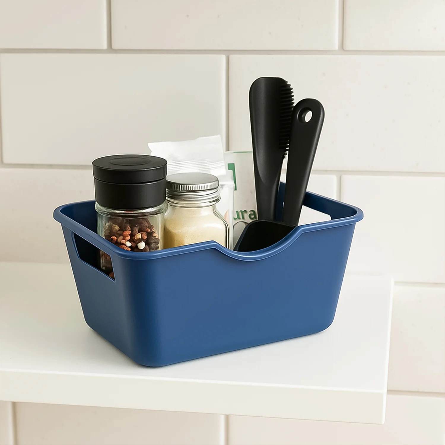 Storage Basket Organizer – Durable, Compact Utility Basket with Handles - Image 7