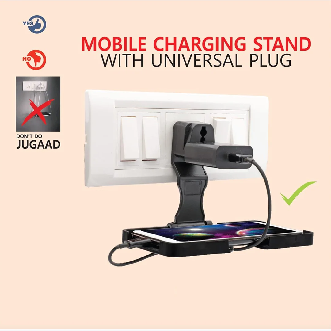 Mobile Charging Wall Holder – Foldable, Secure Stand | PHOBIA - Image 3