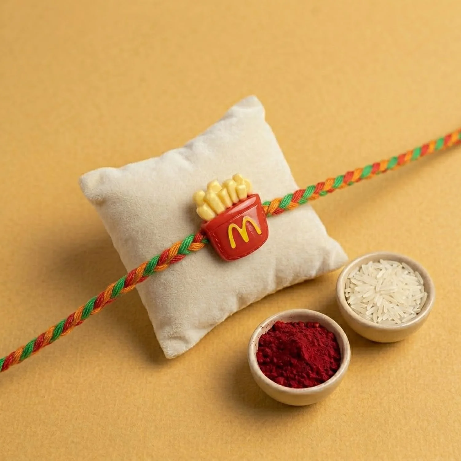 Pig, French Fries Multicolor Rakhi – Raksha Bandhan Gift Combo Set for Brother | Gift - Image 8